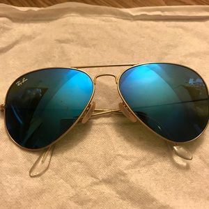 Ray Ban Mirrored Aviators